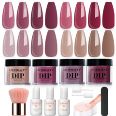 AzureBeauty four-color dip nails kit for at-home salon results