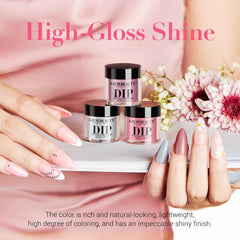 AZUREBEAUTY Base, Activator, and Top Coat liquids for fast, durable dips.