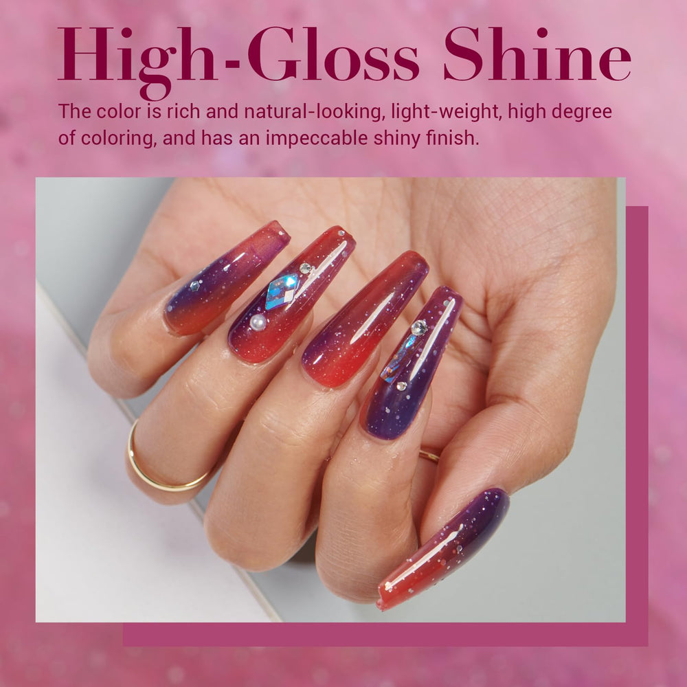 AZUREBEAUTY nail brush and file included for precise at-home nails.