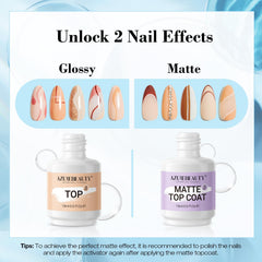 AzureBeauty Nail File included for shaping and finishing.