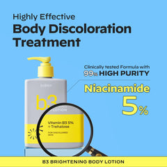 closeup of b.clinicx Niacinamide five percent brightening lotion texture demonstration