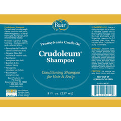 Lather from Baar Crudoleum Shampoo nourishes during wash