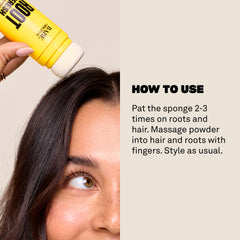 BABE ORIGINAL aloe vera, caffeine, and arrowroot nourish the scalp while refreshing roots.