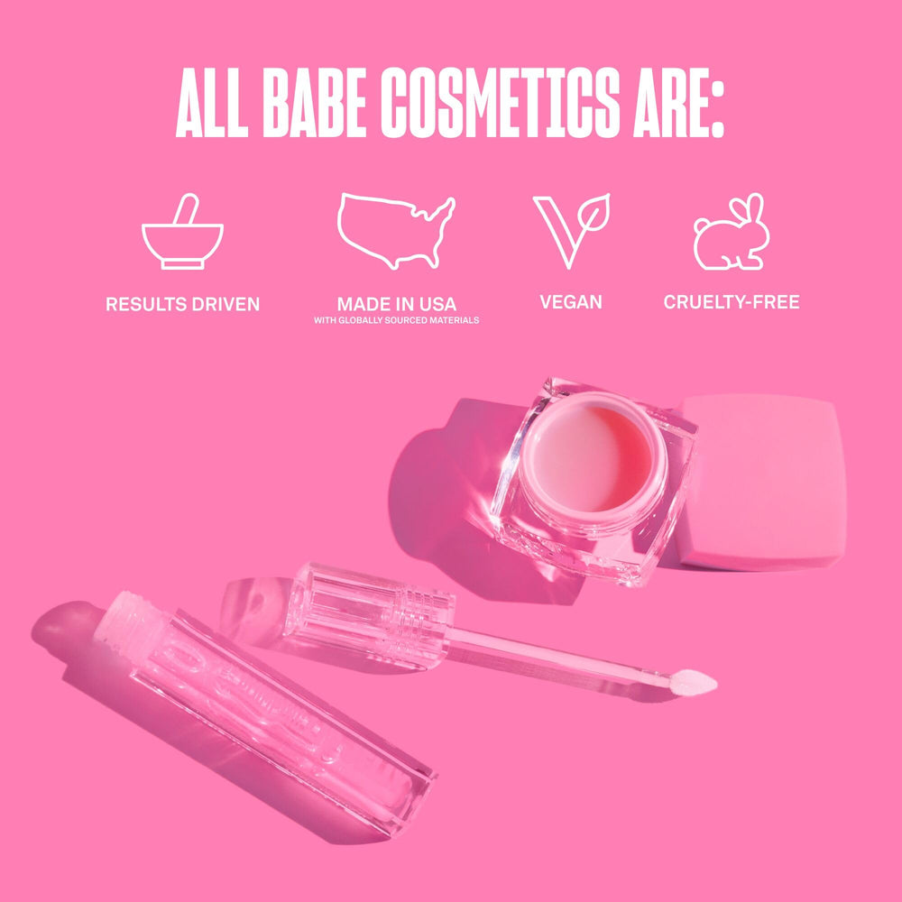 BABE ORIGINAL Babe Glow improves appearance of lips over time with continued use.