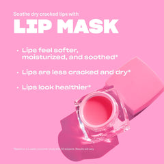 BABE ORIGINAL Babe Glow with rosehip oil nourishes dry lips overnight.