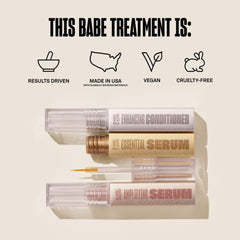 Babe Original daily lash and brow conditioning routine shown for use