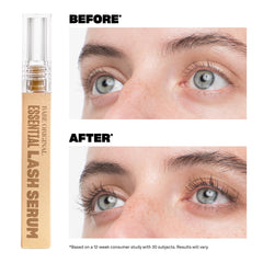 Babe Original Lash Serum wand application demonstrates easy nightly use