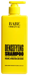 BABE ORIGINAL Locks Densifying Shampoo bottle showing sleek packaging for thicker-looking hair