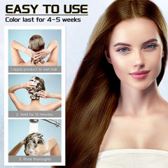 Bablabear DUNTAIL bottle highlights sulfate-free formula for gentle coloring.