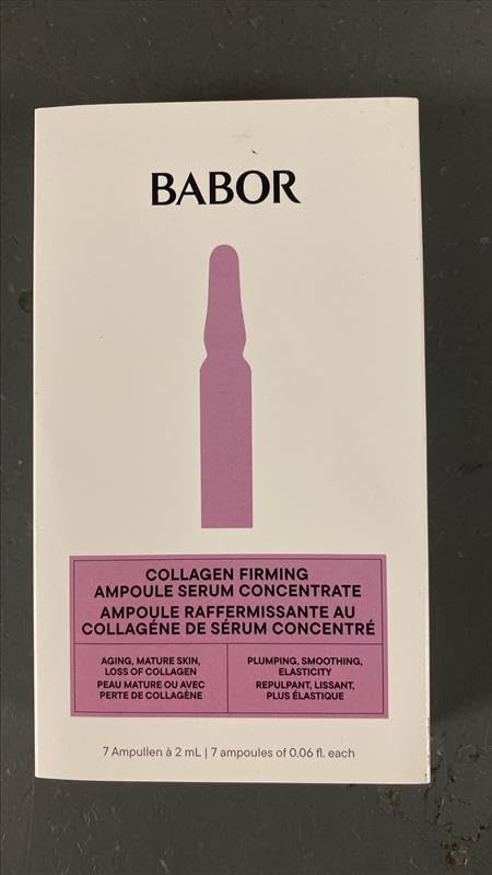 BABOR glass bottle focus under clean lighting signals premium packaging