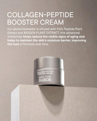 Hand application of BABOR Collagen Peptide Booster Cream demonstrating quick absorption