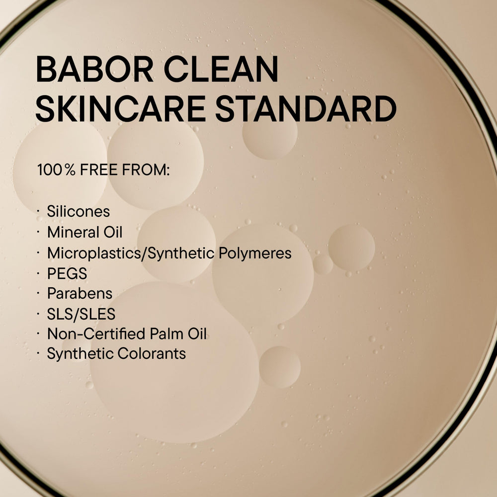 BABOR HSR lifting cream skin glow, illustrating radiant-look after morning application.