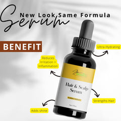 Baby Shea Organics vitamin E-rich formula nourishes scalp and hair.