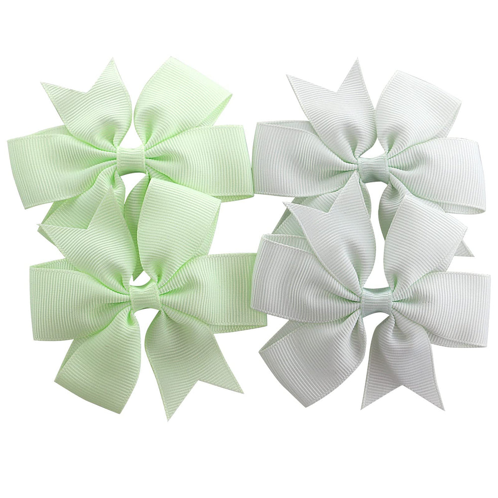 Babymatch pinwheel bow display-packaging highlights easy color selection for busy mornings.