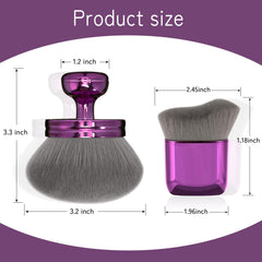 BABYSHEEP Blend & Blur brush on leg for fast, even body makeup