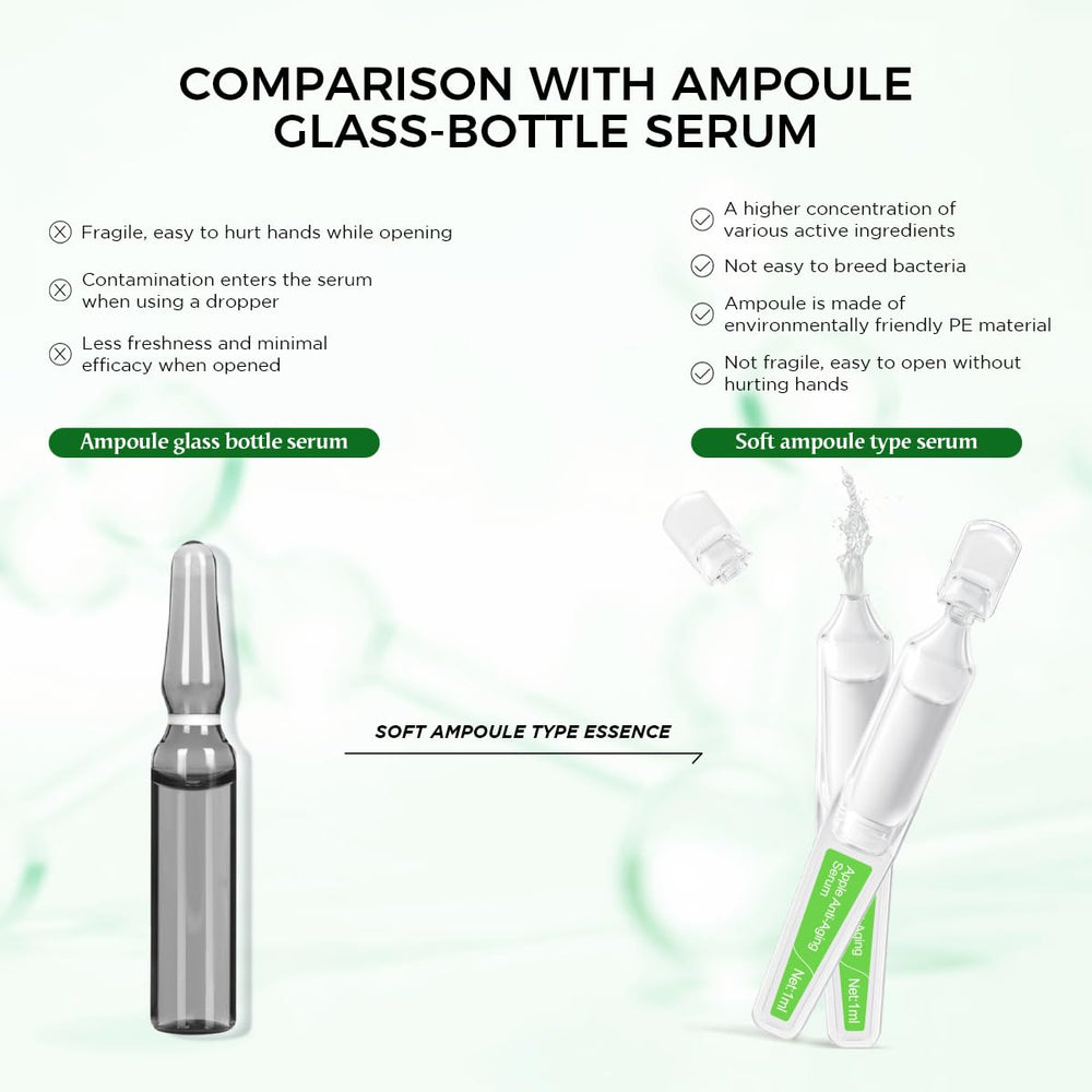 BACHERI ampoule snapping action for easy daily application