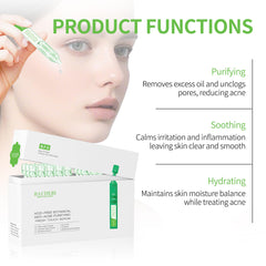 BACHERI witch hazel and plant extracts illustrate soothing redness reduction and balanced tone.