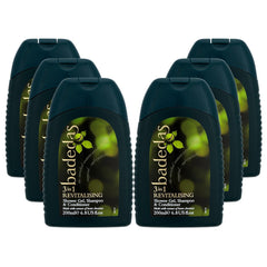 Badedas revitalising shower gel bottle on shelf for a refreshing daily cleanse