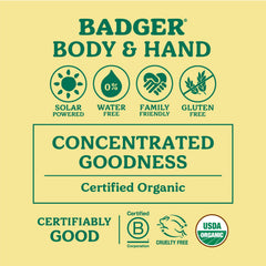 Badger Foot Balm texture close-up reveals rich, creamy moisture