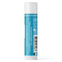Badger reef-safe mineral lip balm graphic shows reef-friendly protection.