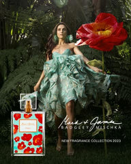 Badgley Mischka Poppy EDP gift box evokes celebratory mood.