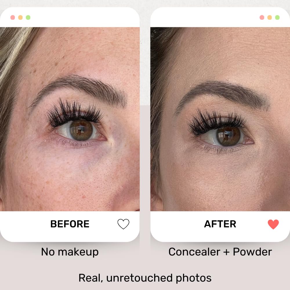 BaeBlu Concealer non-greasy formula leaves a soft finish without heaviness.