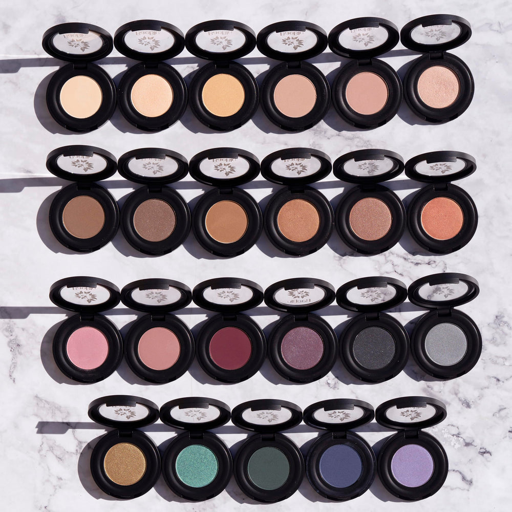 BaeBlu matte neutral shades swatch for everyday wear.