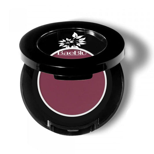 BaeBlu Redshift eyeshadow compact showing rich pigment for versatile looks.