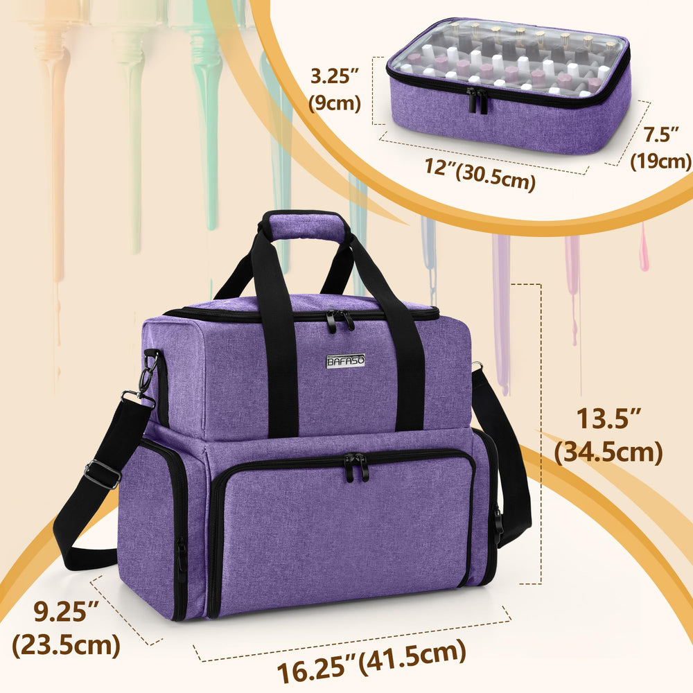 BAFASO adjustable strap and dual handles ease transport