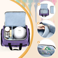 BAFASO removable bags keep bottles neatly stored in the lower section