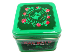 Bag Balm heritage brand label highlighting Vermont origin.