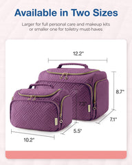 BagSMART travel bag handle and two-way zippers enable effortless portability.