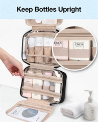 BagSmart TSA-friendly transparent cosmetic bag for quick security checks