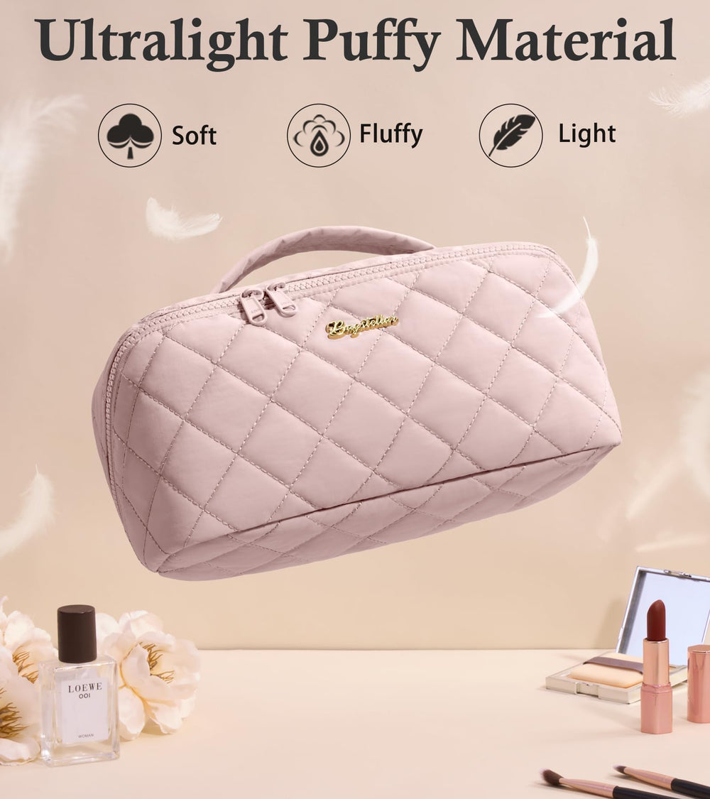 Includes built-in PVC pockets for brushes and pads or wet items.