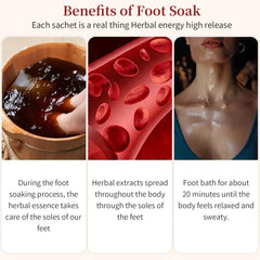 Baihuatang foot soak in tub relaxing after a long day