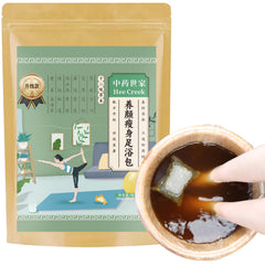 Baihuatang foot soak packaging displaying a traditional herbal blend for a relaxing foot spa