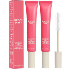 BAISEN DIARY 2-pack Hair Cactus Fruit 3-in-1 cream delivers sleek shine and frizz control.