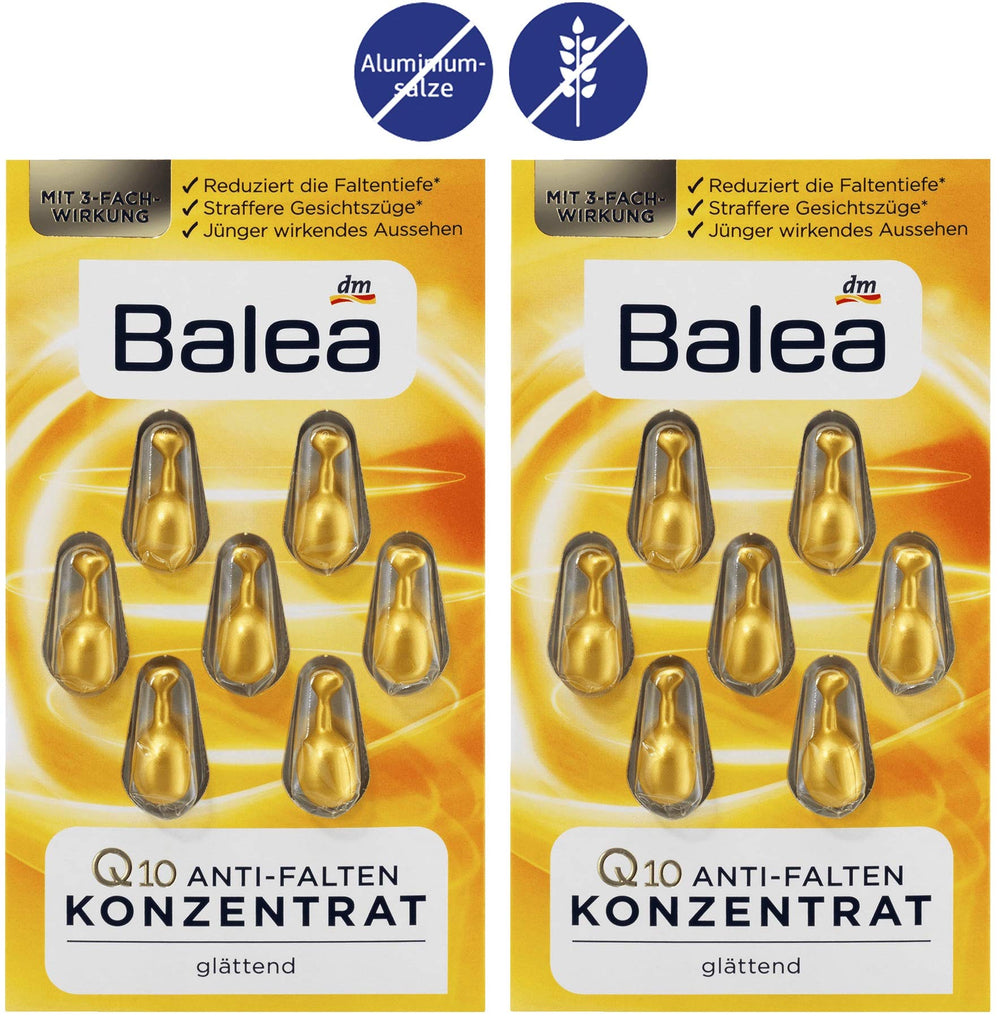 Germany-made Balea 5-pack display, showcasing value.