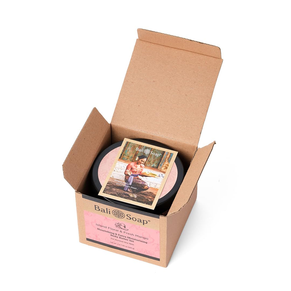 Bali Soap mango butter texture, creamy and fast-absorbing
