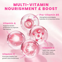 Bali Secret HairGloss 40 capsules close-up demonstrates convenient no-rinse post-wash use.