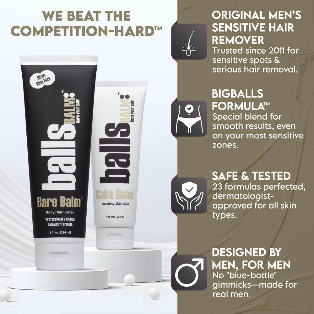 BallsBALM packaging at a glance shows all included tools.