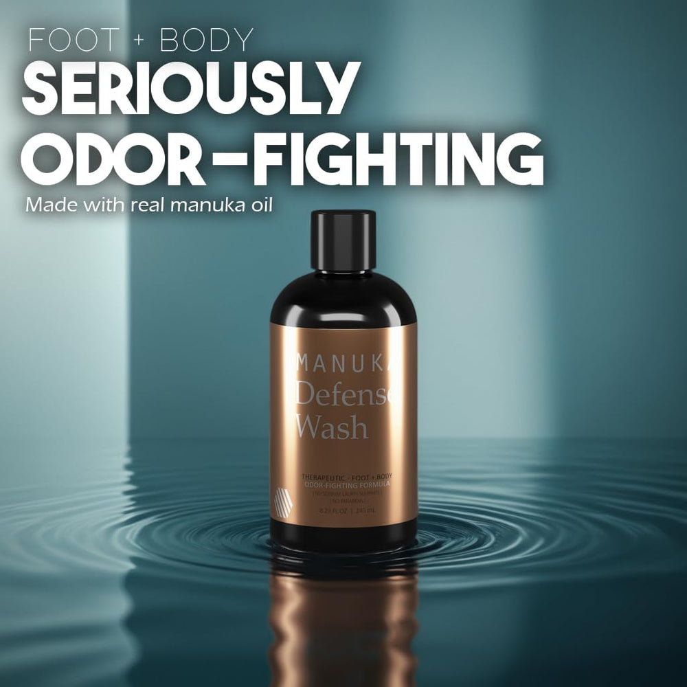 Foamy lather demonstrates refreshing cleansing with mint and tea tree notes.