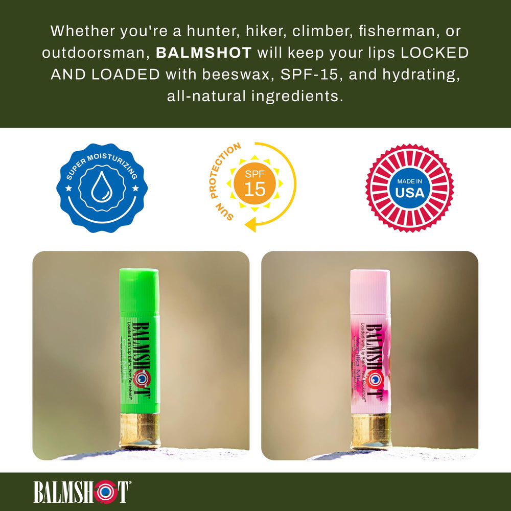 Balmshot mint flavor lip balm twist for refreshing daily use