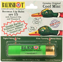 Balmshot tight-fitting cap prevents leaks during carry