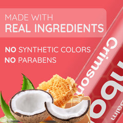 Bambalo organic ingredients collage focusing on castor oil and cocoa butter