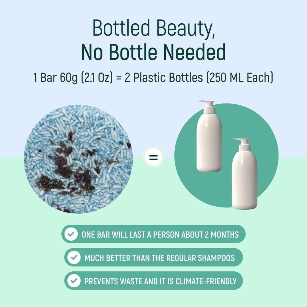 BAMBOEARTH travel-friendly shampoo bar in compact form for on-the-go routines