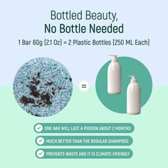 BAMBOEARTH travel-friendly shampoo bar in compact form for on-the-go routines