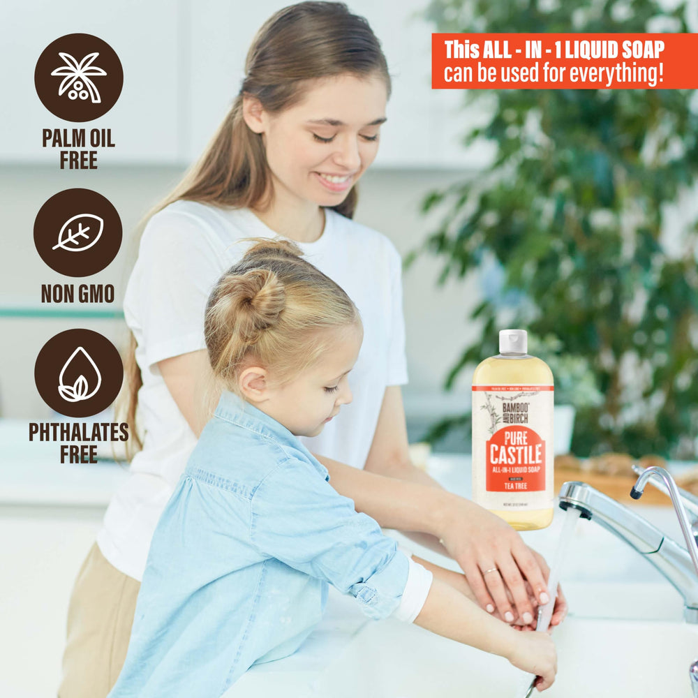 Palm oil free label on Bamboo and Birch product emphasizing ethical packaging