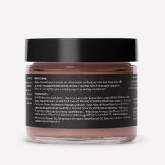 BAMBU EARTH Bilberry and Snow Mushroom Mask close-up texture shows creamy hydration.