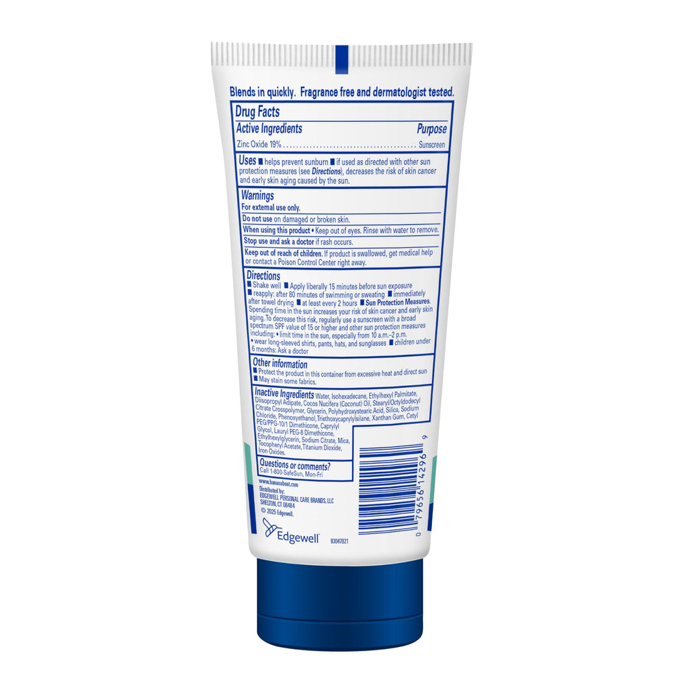 Beach scene with Banana Boat Mineral SPF 50 lotion for sun protection